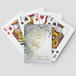 Cartas de juego del favorito de la boda