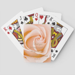 Cartas de juego del favorito de la boda:
