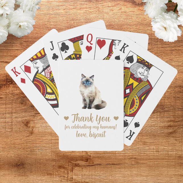 Cartas de juego del favorito de la boda del gato (Subido por el creador)