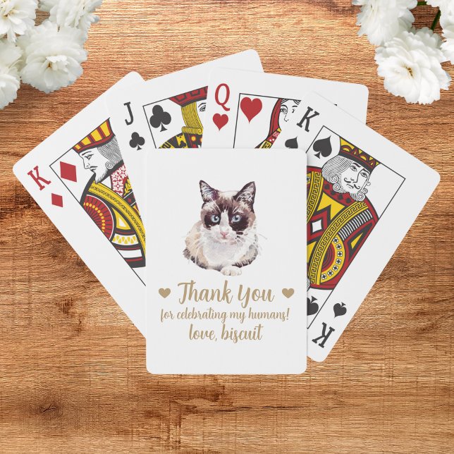 Cartas de juego del favorito de la boda del gato (Subido por el creador)