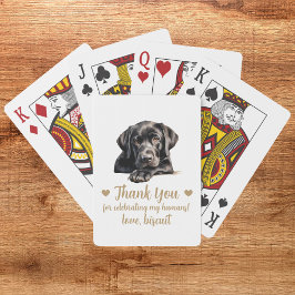 Cartas de juego del favorito de la boda del perro