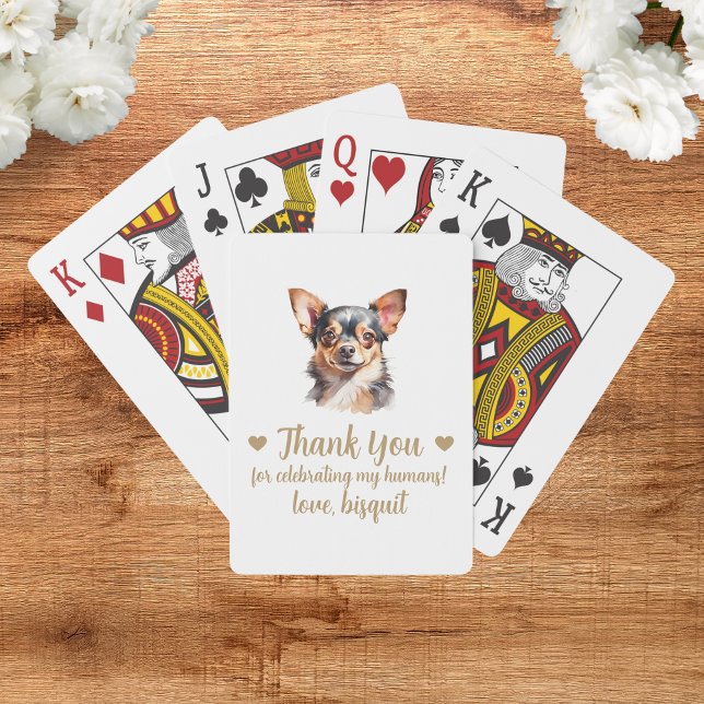 Cartas de juego del favorito de la boda del perro (Subido por el creador)