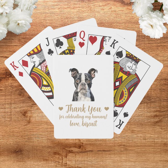 Cartas de juego del favorito de la boda del perro (Subido por el creador)
