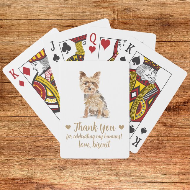 Cartas de juego del favorito de la boda del perro (Subido por el creador)