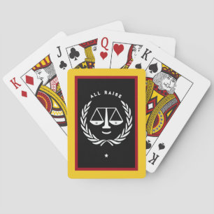 Cartas de juego del Fiesta nocturno del abogado