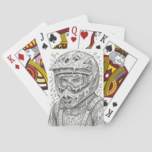 Cartas de Juego del Guerrero de Barro (Reverso)