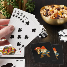 Cartas de juego del guerrero hongo Gnomeman
