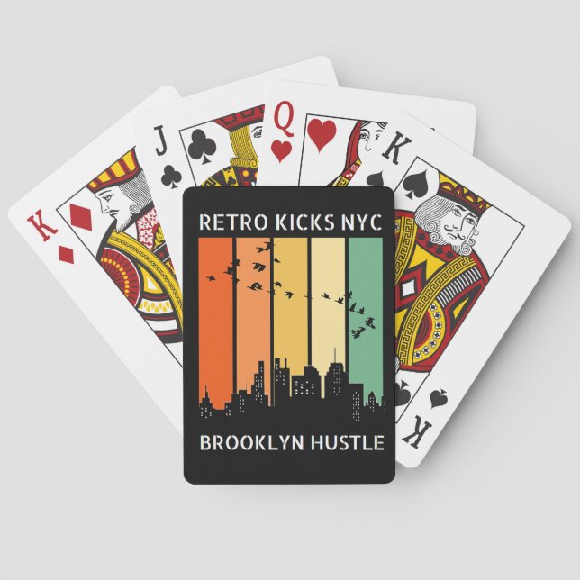 Cartas de juego del Hustle de Brooklyn (Reverso)