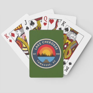 Cartas de juego del lago Cherokee