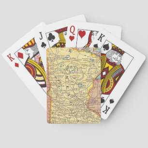 cartas de juego del mapa de Minnesota