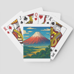 Cartas de juego del Monte Fuji