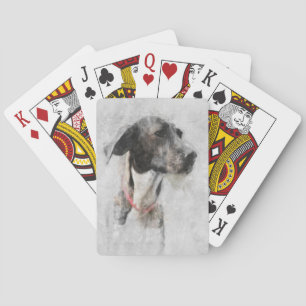Cartas de juego del montón de lott