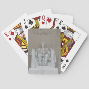 Cartas de juego del Monumento a Lincoln en Washing