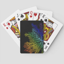 Cartas de juego del orgullo de las algas arcoiris