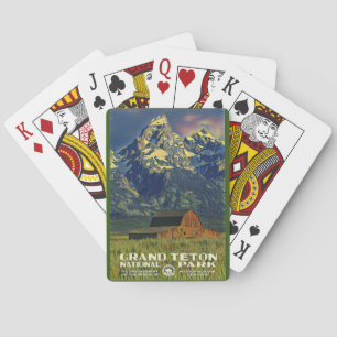 Cartas de juego del Parque Nacional de los Grandes