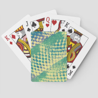Cartas de juego del patrón azul azul pálido abstra