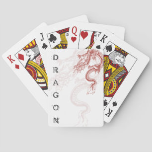 Cartas de juego del Personalizado Dragón