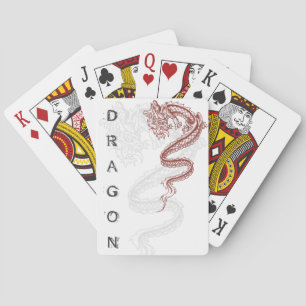 Cartas de juego del Personalizado Dragón