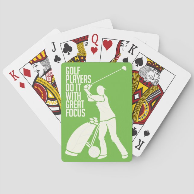 cartas de juego del personalizado GOLF PLAYER (Reverso)
