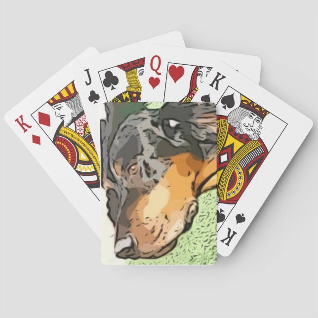Cartas de juego del personalizado Gordon Setter (Reverso)