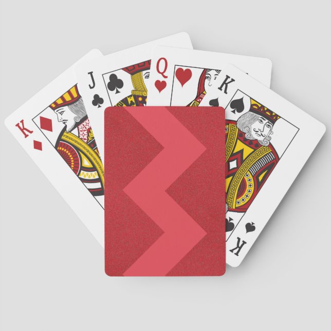 Cartas de juego del Personalizado Rojo de Tomate Z (Reverso)