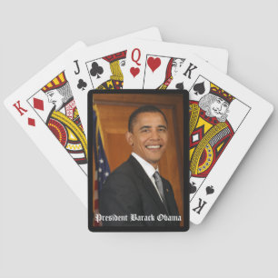 Cartas de juego del presidente Barack Obama