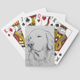 Cartas de Juego del Retriever Dorado