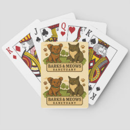 Cartas de juego del santuario de ladrillos y arcos