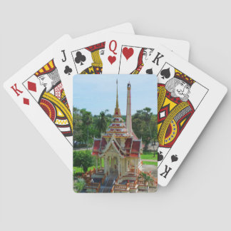 Cartas de juego del templo budista de Tailandia