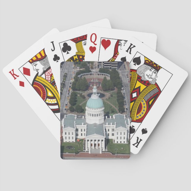 Cartas de juego del tribunal de St. Louis (Reverso)