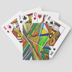 Cartas de juego destrozadas