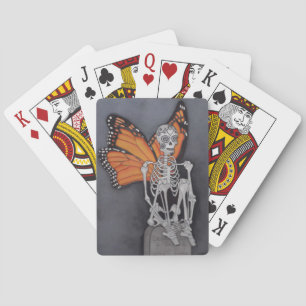 Cartas de Juego Día de Muertos Mariposa