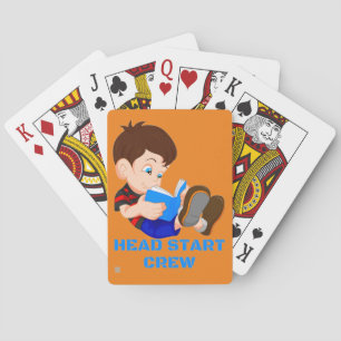cartas de juego divertidas "HEAD START CREW"