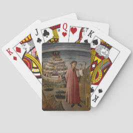 Cartas de juego divino de comedia de Dante