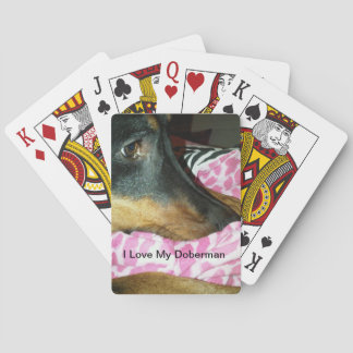 Cartas de juego Doberman