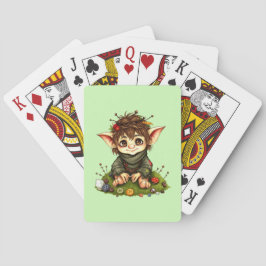 Cartas de juego duende del bosque caprichoso