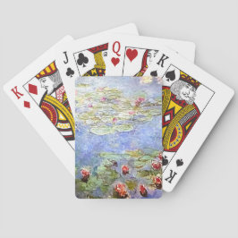 Cartas de juego en bicicleta de Monet "Water Lilli