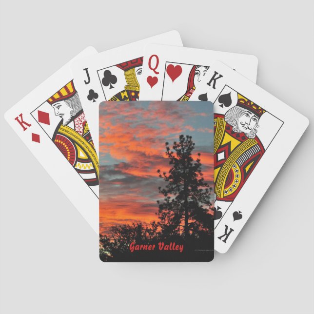 Cartas de juego en el valle de Garner (Reverso)