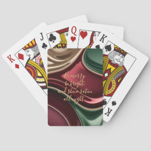 Cartas de juego en gráfico abstracto elegante