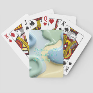 Cartas de juego en gráfico abstracto elegante