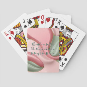 Cartas de juego en gráfico abstracto elegante