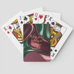 Cartas de juego en gráfico abstracto elegante