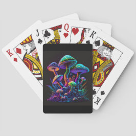 Cartas de juego en hongos