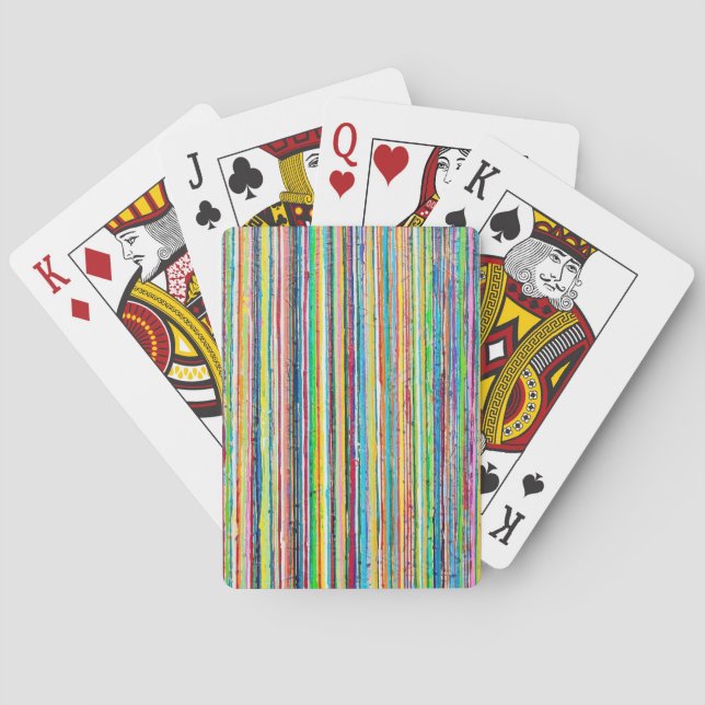 Cartas de juego en rollo arco iris (Reverso)