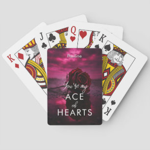 Cartas de Juego “Eres mi As de Corazones”   Románt