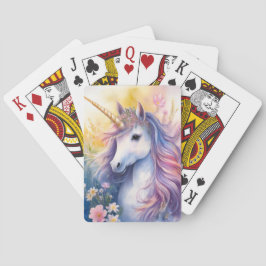 Cartas de juego Fantasy Unicorn