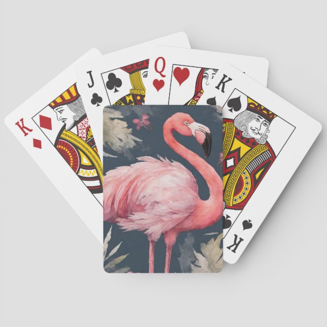 Cartas de juego Flamingo (Reverso)