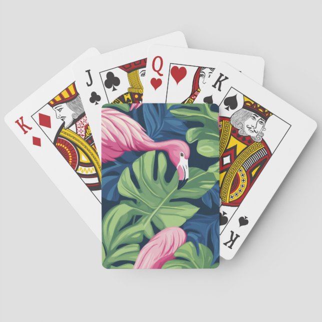 Cartas de juego Flamingo Royale (Reverso)