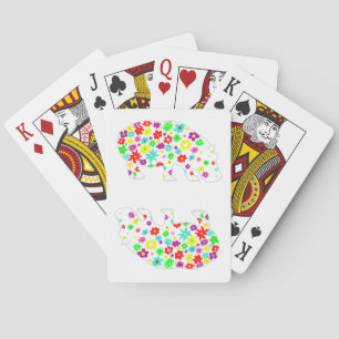 Cartas de juego Floral de Hippo