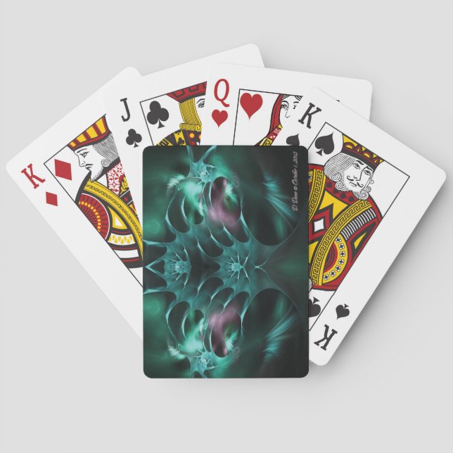 Cartas de juego fractales de armas de dolor (Reverso)